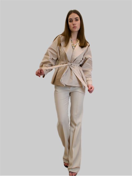 Trench svasato in microfaille MAXMARA STUDIO | 2361210134600001